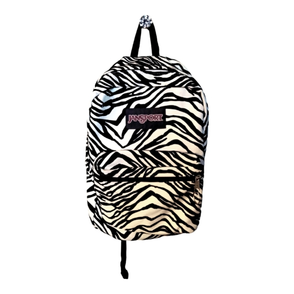 Jansport Superbreak Zebra Print Backpack Gem